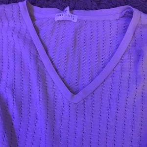 Long sleeve crop top